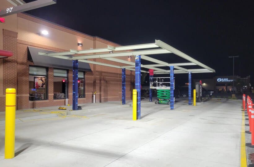 Chick-fil-A — Drive-Thru Site Rework — New order-point canopies